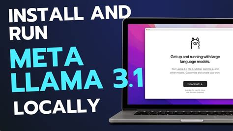 Install And Run Meta Llama Locally How To Run Open Source Models