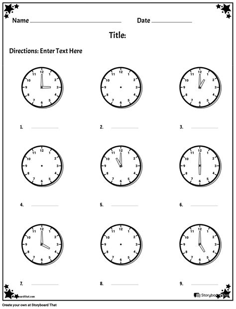 Teling Time Portrait Bw Storyboard Por Lv Examples