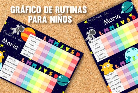 Plantillas De Rutinas Para Niños Para Descargar E Imprimir Gratis