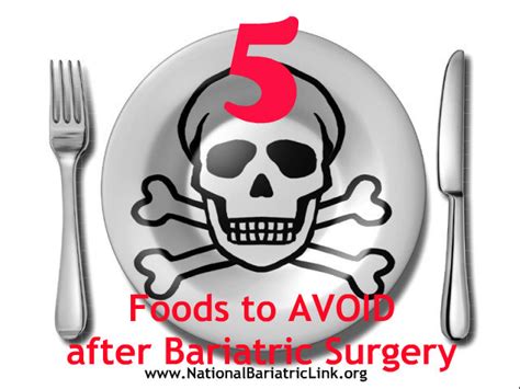 Foods To Avoid After Weight Loss Surgery National Bariatric Link