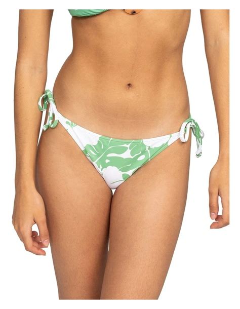 Roxy OG Tie Side Bikini Bottoms In Zephyr Green MYER