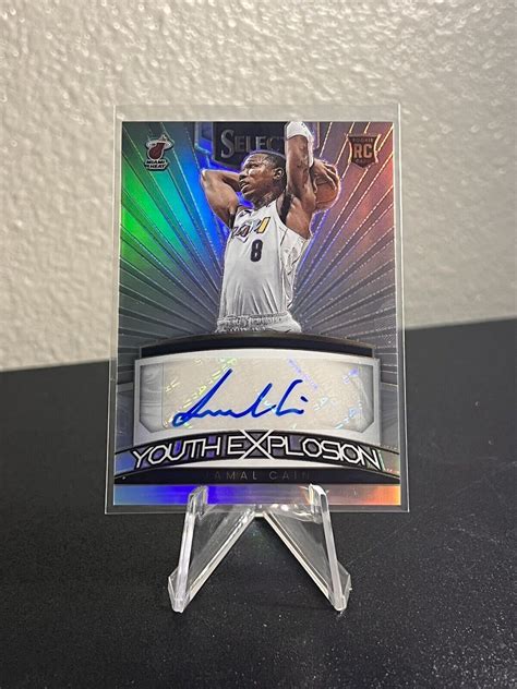 Panini Select Basketball Youth Explosion Signatures Jamal Cain