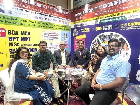 UEM Jaipur participated in Dainik Bhaskar Education Fair 3rd May 2024