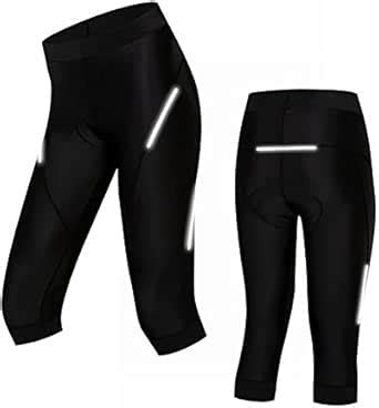 Pantalones Cortos De Ciclismo Para Mujer D Coolmax Acolchados