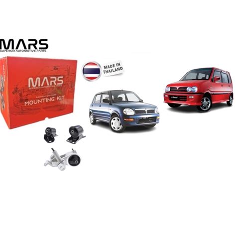 Mars Engine Mounting Full Set Thailand Genuine Perodua Kelisa