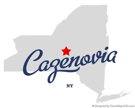 Map of Cazenovia, NY, New York