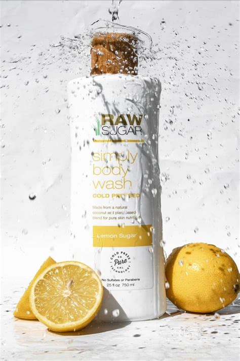 Simply Sulfate Free Body Wash Lemon Sugar 25 Oz Raw Sugar