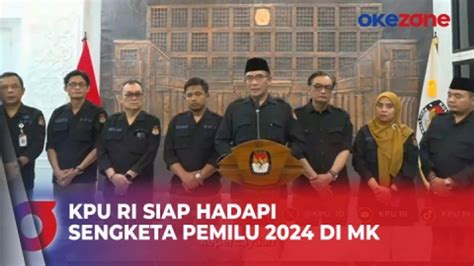 Usai Pengumuman Pemilu 2024 KPU RI Siap Hadapi Sengketa Pemilu Di MK