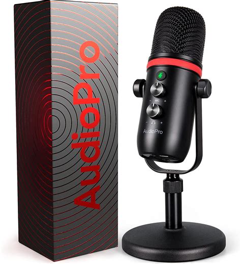 USB Microphone - Computer Condenser Gaming Mic for PC/Laptop/Phone/PS4 ...