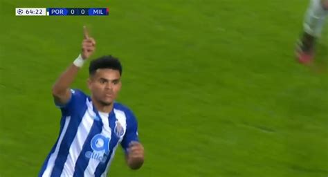 Video Golazo De Luis Díaz Pone En Ventaja Al Porto Sobre El Milan Por