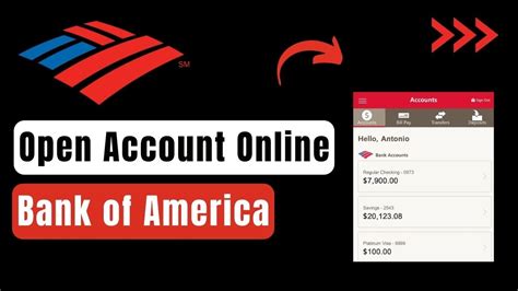 How To Open Bank Of America Account Online Youtube