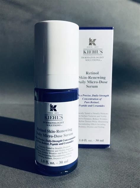 Kiehl S Micro Dose Anti Aging Retinol Serum With Ceramides And Peptide антивозрастная сыворотка