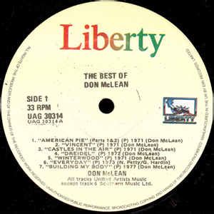 Don Mclean The Very Best Of Don Mclean Vinyl Discogs