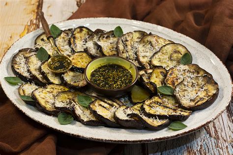 Cómo Hacer Berenjenas A La Plancha Con Vinagreta De Ajo