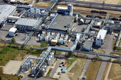 Schwarzheide Von Oben Werksgel Nde Der Basf Schwarzheide Gmbh Im