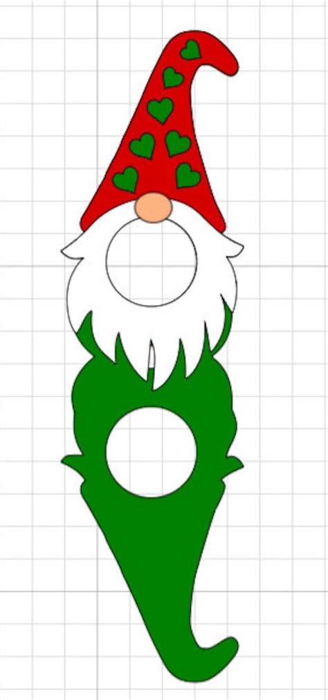 Porte sucette SVG gnome de Noël SVG porte chocolat SVG porte