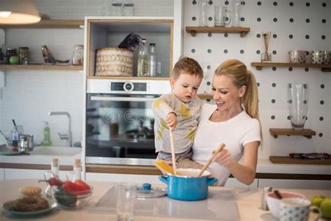 Russian Mom Son Kitchen Telegraph