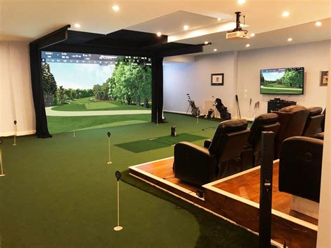 Golf Simulator Photo Gallery | In Home and Commercial Sims