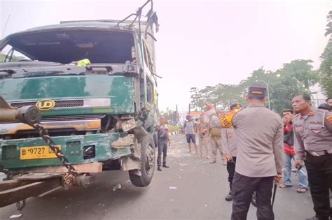 Polisi Sebut Tidak Ada Korban Meninggal Dari Peristiwa Truk Ugal Ugalan