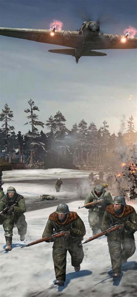 Download Iphone Xs Company Of Heroes 2 Background 1125 X 2436