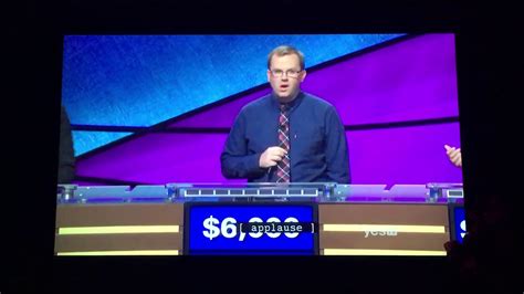 Jeopardy Season 35 2018 Doug Vs Kian Vs Sara 2nd Daily Double