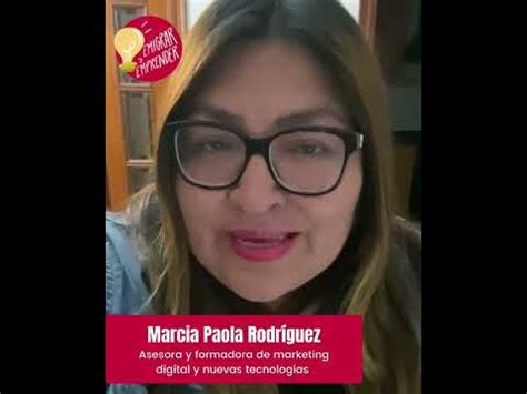 Marcia Paola Ponente En Emigrar Y Emprender YouTube