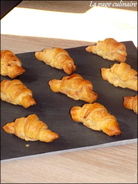 Petits croissants feuilletés saumon et boursin