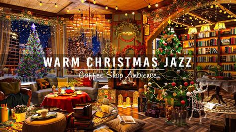 Soft Christmas Jazz Instrumental Music With Crackling Fireplacecozy