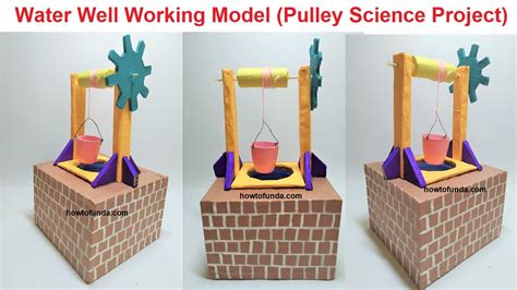 Water Well Working Model Science Project Pulley Working Using