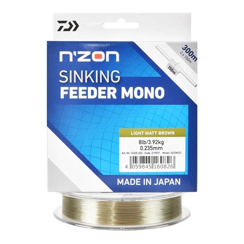 Żyłka Daiwa N Zon Sinking Feeder Mono 0 23mm 300m matowa tonąca