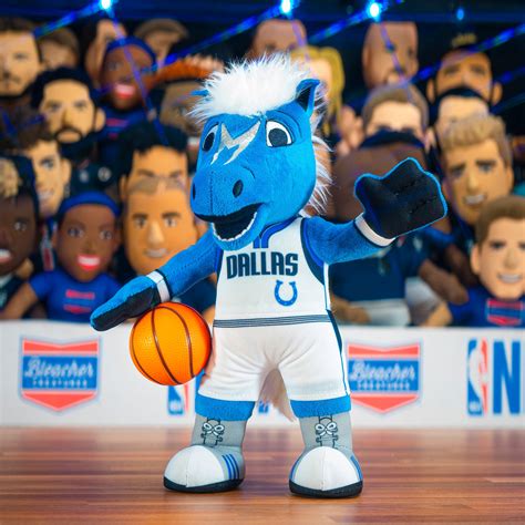 Dallas Mavericks Champ 10 Mascot Plush Figure Bleacher Creatures