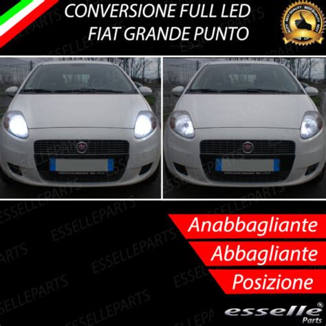 Kit Fari A Led Fiat Grande Punto Anabbaglianti Abbaglianti H Luci