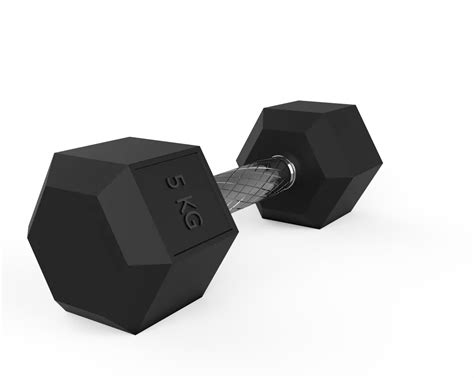 Fixed Weight Rubber Gym Equipment In Surat Hex Dumbbells Kg Kg