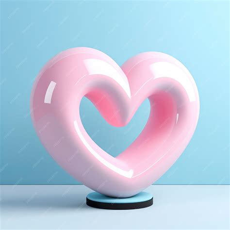 Free Photo View Of Graphic 3d Heart Ornament