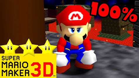 Mario Builder 64 🔨 Blazing Canyon By Adam 🔨 100 Walkthrough Super