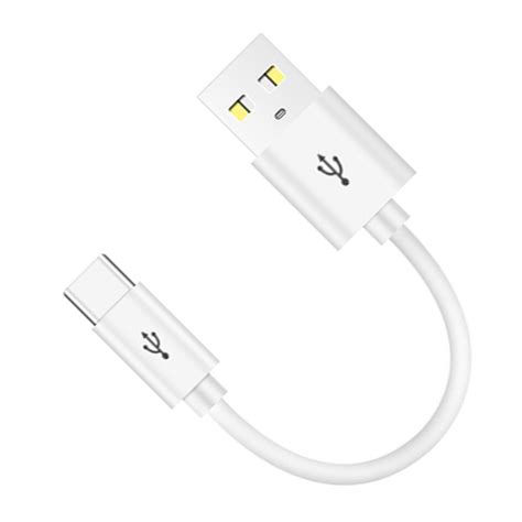 Кабель для передачи данных USB- type c длиной 10 см-белый - купить с ...