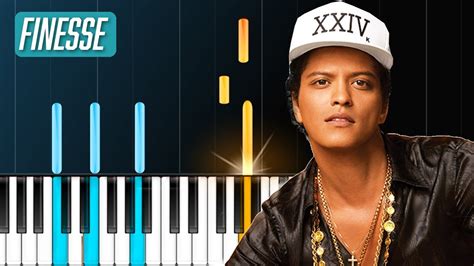 Bruno Mars Finesse Piano Tutorial Chords How To Play Cover Youtube