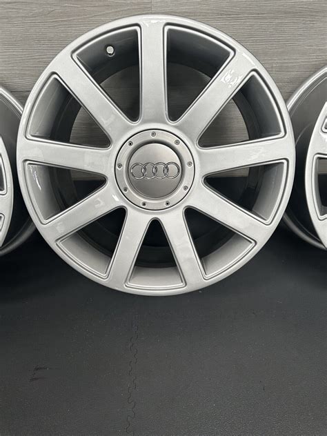 Genuine Audi Tt Mk Rs Spoke Ronal Silver Alloy Wheels X