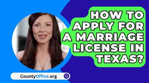 How To Apply For A Marriage License In Texas Youtube