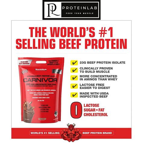 Musclemeds Carnivor Beef Protein Isolate 7lbs 100 Servings