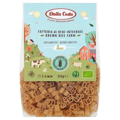 Купить Макароны DALLA COSTA BIO Farm с коричневым рисом (без глютена ...