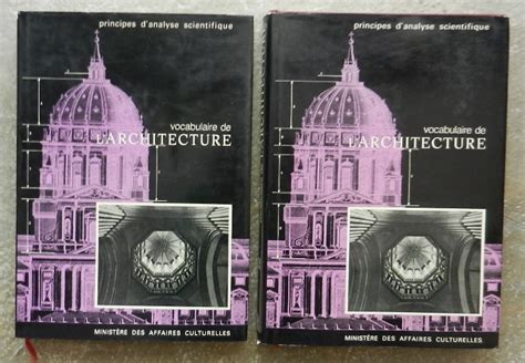 Vocabulaire De L Architecture Principes D Analyse Scientifique De