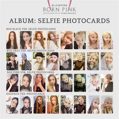 Blackpink Jennie Born Pink Official Exclusive Photocard Set Lagoagrio