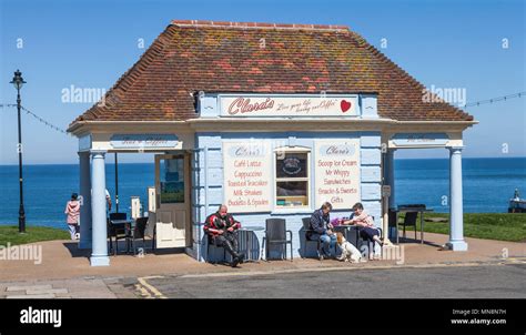 Claras Cafe And Ice Cream Parlour At Whitby North Yorkshire England