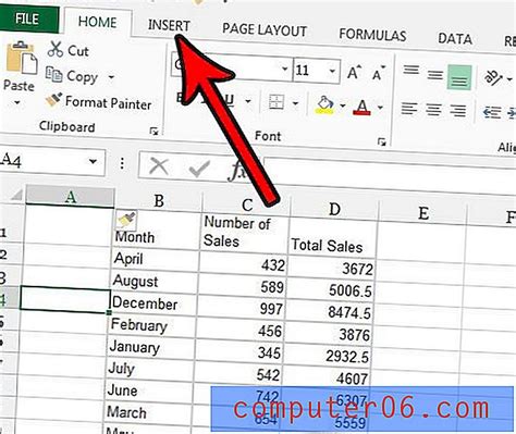 Cómo insertar una flecha en Excel 2013