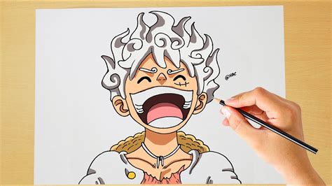 Drawing Luffy Gear 5 How To Draw Luffy Gear 5 Step By Step One