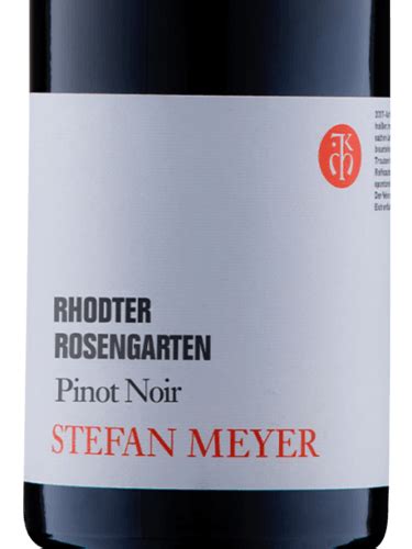 Stefan Meyer Rhodter Rosengarten Pinot Noir Vivino Canada