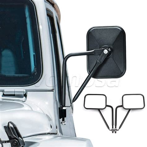 Safe Doors Off Driving Side View Mirrors For Jeep Wrangler Cj Yj Tj Jk