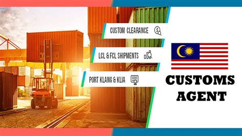 Malaysia Customs Clearance Agent Freight Forwarder Logistics