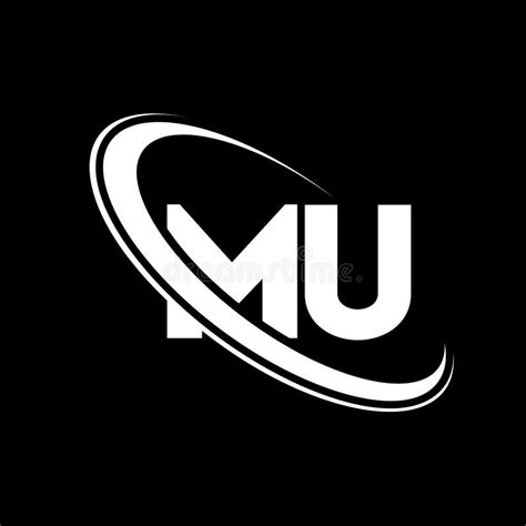 MU Logo. M U Design. White MU Letter. MU/M U Letter Logo Design Stock ...